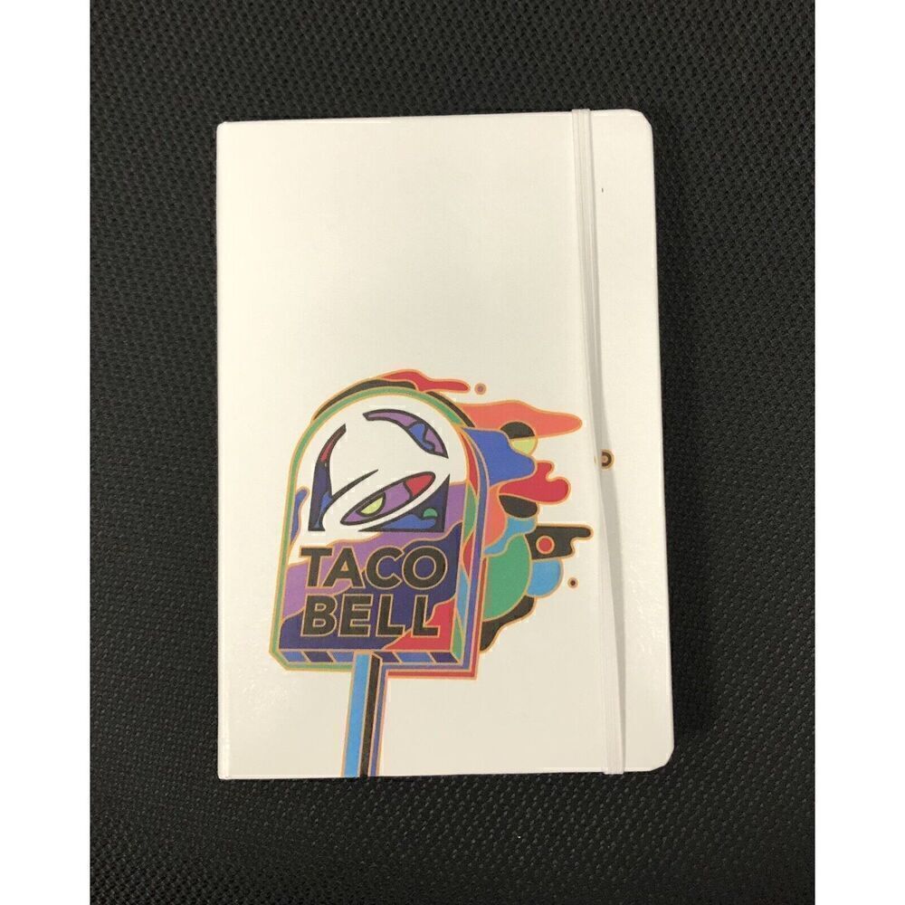 Taco Bell Journal With Pouch On Inside Back Cover. New Condition